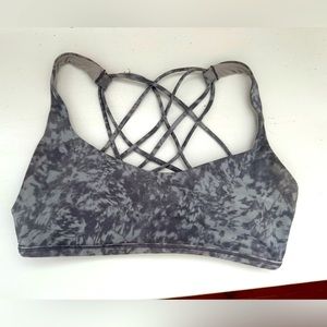 Grey lululemon free to be sports bra